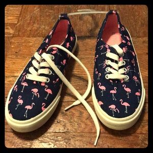 Flamingo canvas sneakers